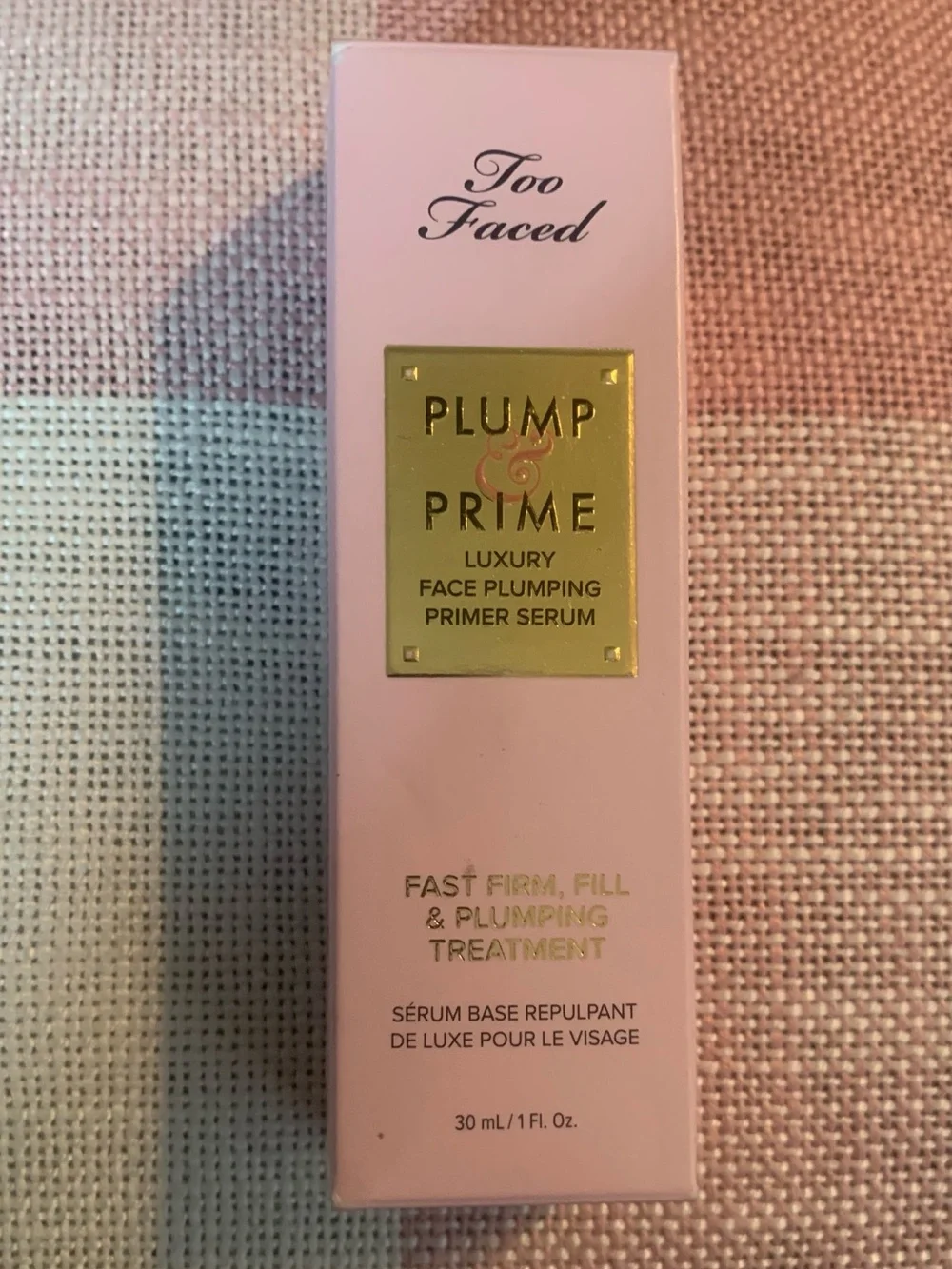 NEW Too Faced Plump & Prime Luxury Face Plumping Primer Serum - 1 FL. OZ.
